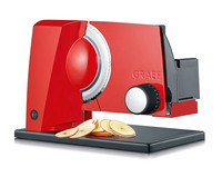 Graef Allesschneider SLICED KITCHEN SKS 11003, rot mit Kunststoffbodenplatte