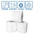 Hakle Klassisch Weiß Toilettenpapier, 3-lagig, 1 VE = 80 Rollen à 150 Blatt