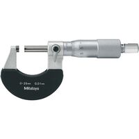 Produktbild zu MITUTOYO mikrométer gyári tanusítvánnyal DIN 863/1, mérési tartomány 0-25 mm