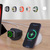 MagSafe Induktiver Ladeständer für iPhone und Apple Watch Ladeständer Choetech Handyhalter Ständer Weiß Rosa