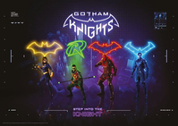 GOTHAM KNIGHTS - INTO THE KNIGHT - ART PRINT - EDITION LIMITÉE 'A3'