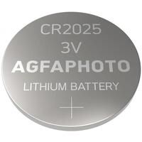 AgfaPhoto Batterie Knopfzelle CR2025 3V Extreme Lithium 5St.