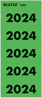 Inhaltsschild 2024, selbstklebend, 100 Stück, grün