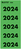 Inhaltsschild 2024, selbstklebend, 100 Stück, grün