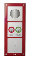 Telecom Behnke BT 50-801-IP Audio-Intercom-System Aluminium, Rot