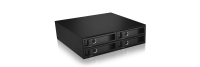 ICY BOX IB-2242SSK 13.3 cm (5.25") Storage drive tray Black