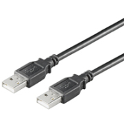 Goobay USB 2.0 AA 500 LC HiSpeed, 5m USB-kabel USB A Zwart