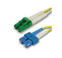 Microconnect FIB851015 kabel optyczny 15 m SC LC OS2 Żółty