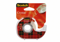 3M Scotch Crystal Clear Tape - Navulbare Dispenser - 19 mm x 15 m