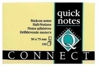 Connect Quick Notes 50 x 75 mm etiqueta autoadhesiva 100 pieza(s)
