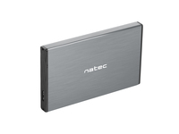 NATEC Rhino GO 2.5" HDD/SSD enclosure Grey