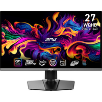MSI MPG 271QRX QD-OLED computer monitor 67,3 cm (26.5") 2560 x 1440 Pixels Wide Quad HD QDOLED Zwart