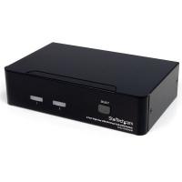 StarTech.com 2 Port Dual Link DVI USB KVM Switch mit Audio - DVI Desktop KVM Umschalter