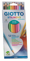 FILA GIOTTO Stilnovo Acquarell - Etui 12 crayons de couleur