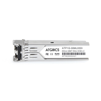ATGBICS HFBR-5710L Avago Broadcom Compatible Transceiver SFP 1000Base-SX (850nm, MMF, 550m, Ind Temp)