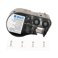 Brady M-375-075-342 etichetta per stampante Nero, Bianco Etichetta per stampante autoadesiva