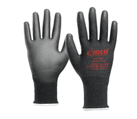 Cimco 141210 beschermende handschoen Werkplaatshandschoenen Zwart