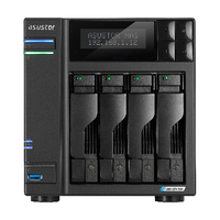Asustor 90-AS6704T00-MD30 serveur de stockage NAS Bureau Ethernet/LAN Noir N5105