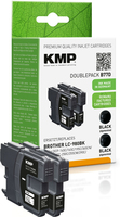 KMP B77D inktcartridge 2 stuk(s) Compatibel Zwart