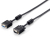 Equip 118806 kabel VGA 20 m VGA (D-Sub) Czarny