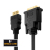 PureLink HDMI-DVI M-M 0.5m 0,5 m DVI-D Noir