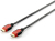 Equip 119341 HDMI kabel 1 m HDMI Type A (Standaard) Zwart, Rood
