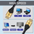 Qoltec 50356 HDMI cable 3 m HDMI Type A (Standard) 3 x HDMI Type A (Standard) Black, Gold
