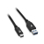 V7 V7U3.1AC-1M-BLK-1E USB-kabel USB 3.2 Gen 2 (3.1 Gen 2) USB A USB C Zwart