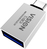 Vision TC-USBC3A cambiador de género para cable USB-A USB-C Blanco