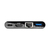 Tripp Lite U444-06N-HGUB-C USB-C Multiport Adapter – HDMI, USB 3.x (5 Gbps) Nabenanschluss, Gigabit Ethernet, 60 W PD-Aufladung, HDCP, Schwarz