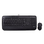 V7 Full Size USB Keyboard with Palm Rest and Ambidextrous Mouse Combo - DE
