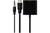 Maplin MINHMIC video cable adapter 0.15 m HDMI + 3.5mm VGA (D-Sub) Black