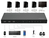 Microconnect MC-HDMIKVM0401-4K commutateur écran, clavier et souris Noir