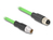 DeLOCK M12 Kabel X-kodiert 8 Pin Stecker zu Buchse PUR (TPU) 2 m