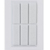 HERMA 15186 étiquette auto-collante Rectangle Blanc 6 pièce(s)