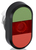 ABB 1SFA611130R1102 botonera Negro, Verde, Rojo