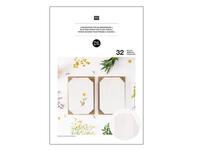 Löschpapier Rico Design Nachfüllpackung für Blumenpresse A4 21x29,7cm, 32 Blatt