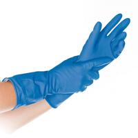 Reinigungshandschuh, Universal-Handschuh, BETTINA, PREMIUM, Länge 30cm, Blau, Größe XL, 144 Paar
