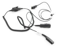Schallschlauch-Headset - 2 Kabel-Lösung für SEPURA STP8000/ 9000