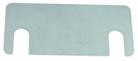 Unterlegplatte für Einfach-Stahlfuß MF-40, verzinkt, 112 x 54 x 2
