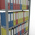 Grundregal, Büro-Fachbodenregal Stecksystem MULTIplus85, 2000 x 1000 x 300 mm (HxBxT), 6 Fachböden, Kreuzstrebe, verzinkt, ohne Anschlagleiste