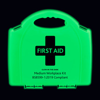 BS8599-1 LARGE WORKPLACE GLOW IN THE DARK FIRST AID KIT