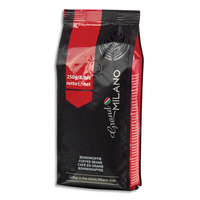 MIKO CAFE Paquet de 250g Café en grains ''Grand Milano'' ESPRESSO 95% Arabica 5% Robusta