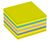 Post-it Notes Cube 76x76mm 450 Sheets Neon Green/Blue 2028 NB
