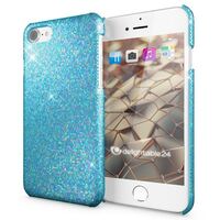 NALIA Glitter Cover compatible with iPhone SE 2020 / 8 / 7 Case, Sparkly Protective Hardcover Slim Diamond Bumper, Shiny Shockproof Hardcase Mobile Phone Protector Bling Back Sk...