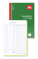 Kassaberichtsbuch DIN A4 hoch 2x50 Blatt selbstdurchschreibend