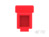 Buchsengehäuse, 1-polig, gerade, rot, 176281-2