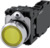 Drucktaster, gelb, beleuchtet (gelb), Einbau-Ø 22.3 mm, IP20/IP66/IP67/IP69/IP69
