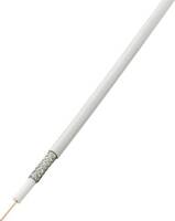 SAT koax kábel RG6U fehér 10 m, Tru Components