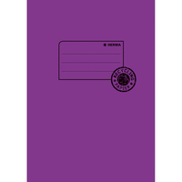 Heftumschlag, A5, 100% Altpapier, 15,2 cm x 21,2 cm, violett